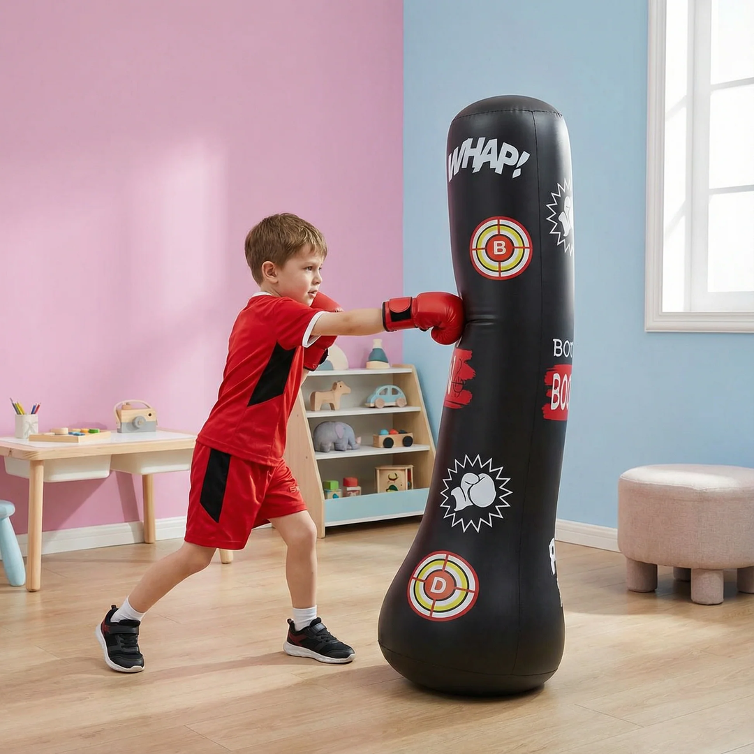 Inflatable Punch Bag Toy with Water Fill Base