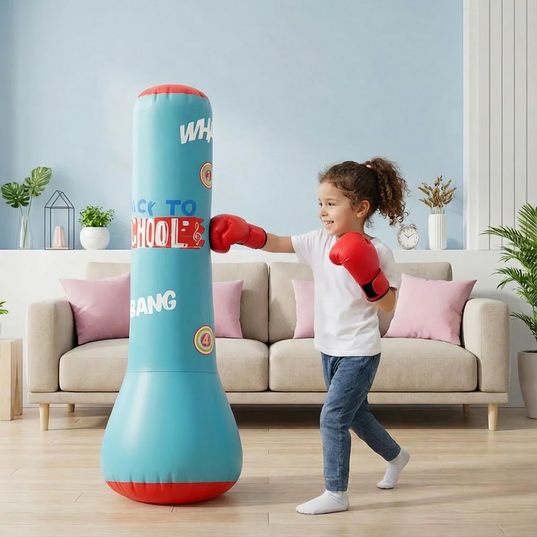 Inflatable Punch Bag Toy with Water Fill Base