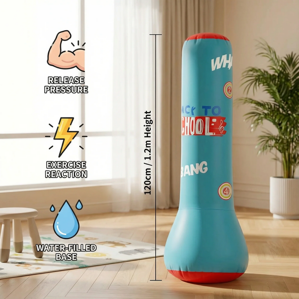 Inflatable Punch Bag Toy with Water Fill Base