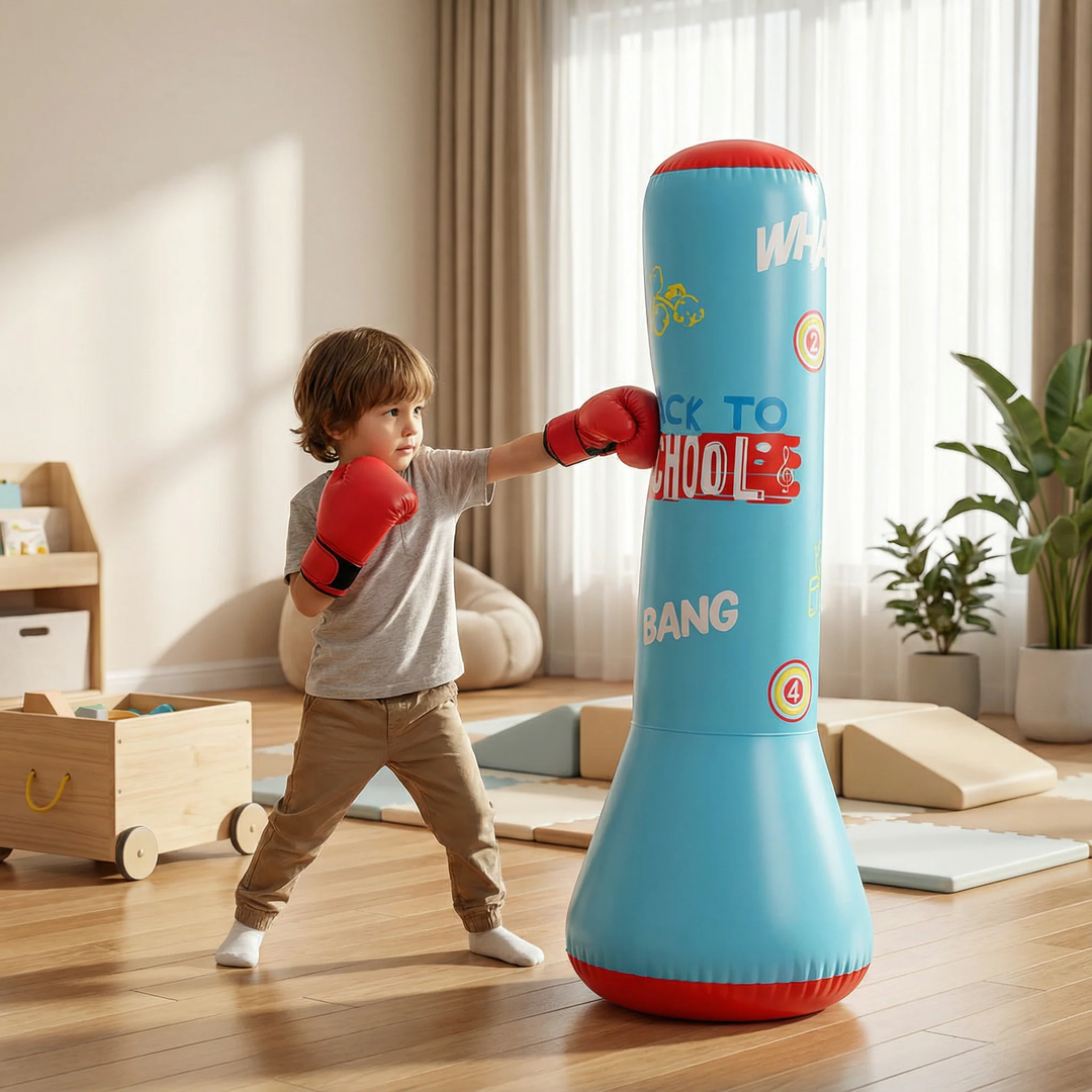 Inflatable Punch Bag Toy with Water Fill Base