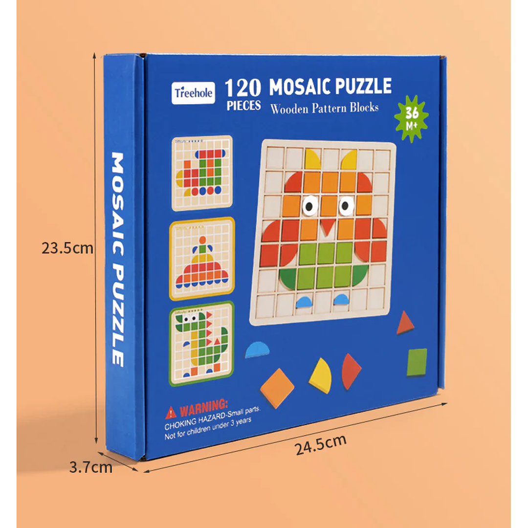 Pattern Recognition Puzzle Toy with Grid Board