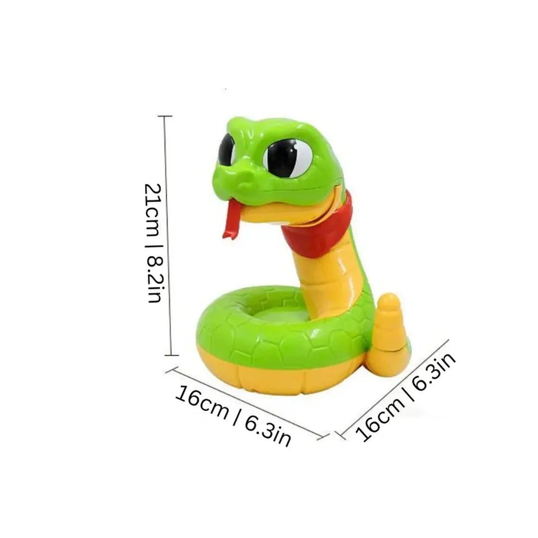 Snake Toy with Motorized Head and Collectible Pieces