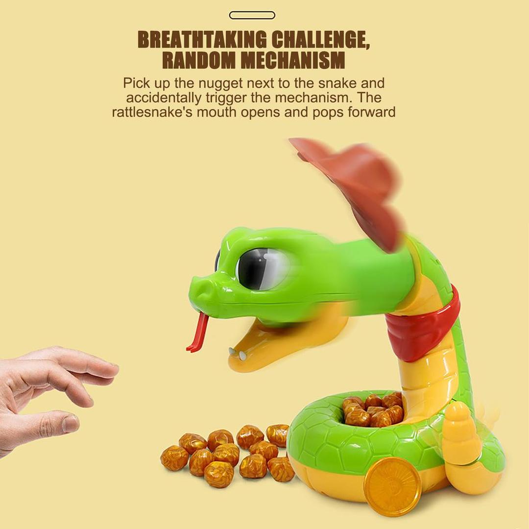 Snake Toy with Motorized Head and Collectible Pieces