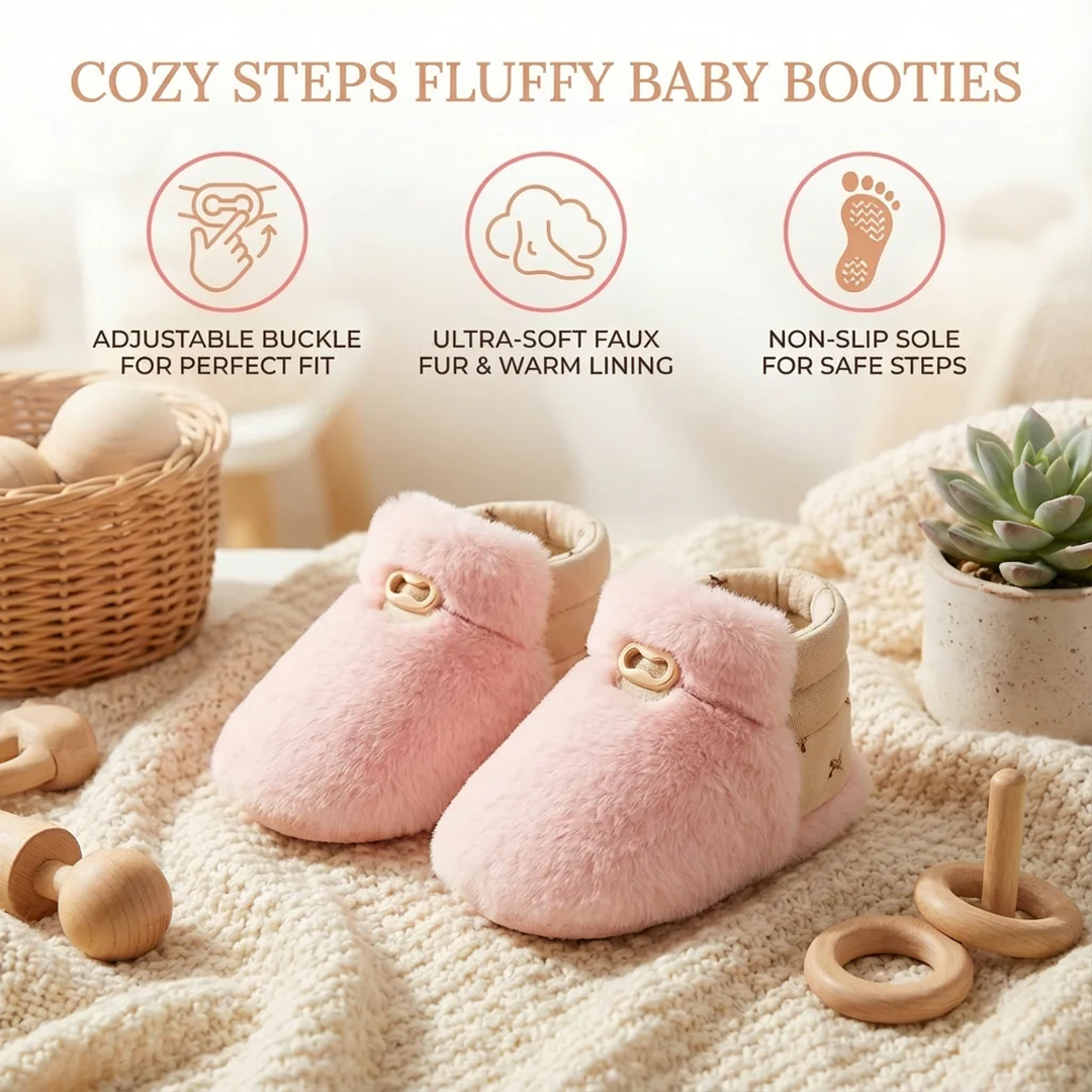 Baby Plush Sock Shoes Soft Sole