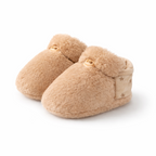 Weiche Baby-Plüschsockenschuhe mit Sohle