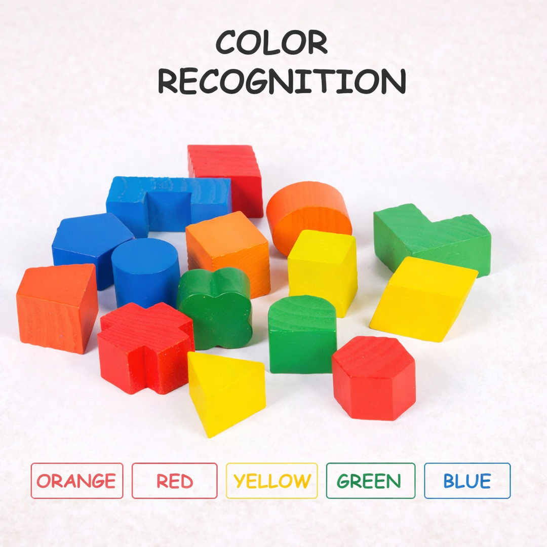 Wooden Shape Sorting Cube Toy
