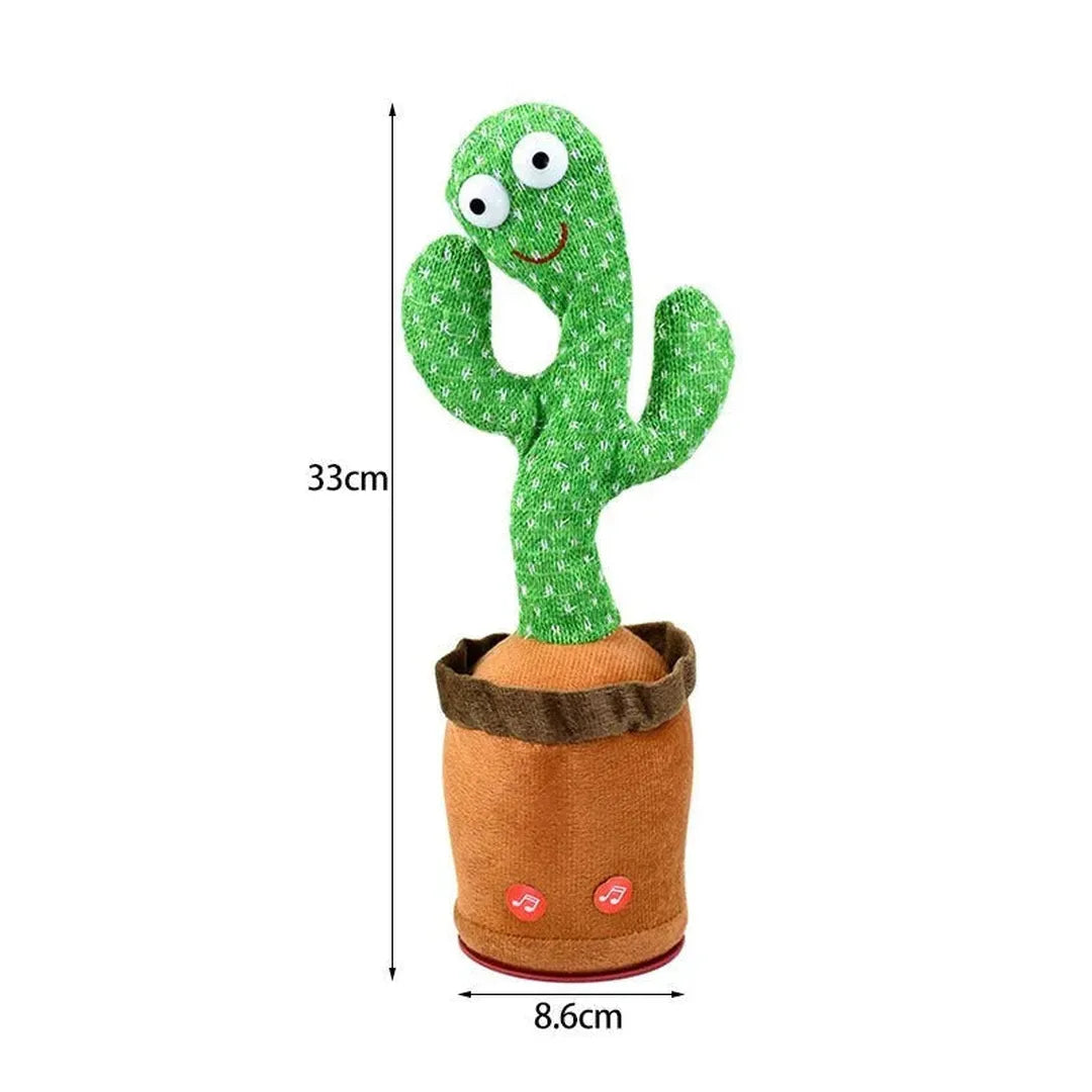 Sound-Reactive Cactus Toy with Light and Movement
