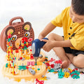 Toolbox Construction Toy Set with Drill and Assembly Pieces