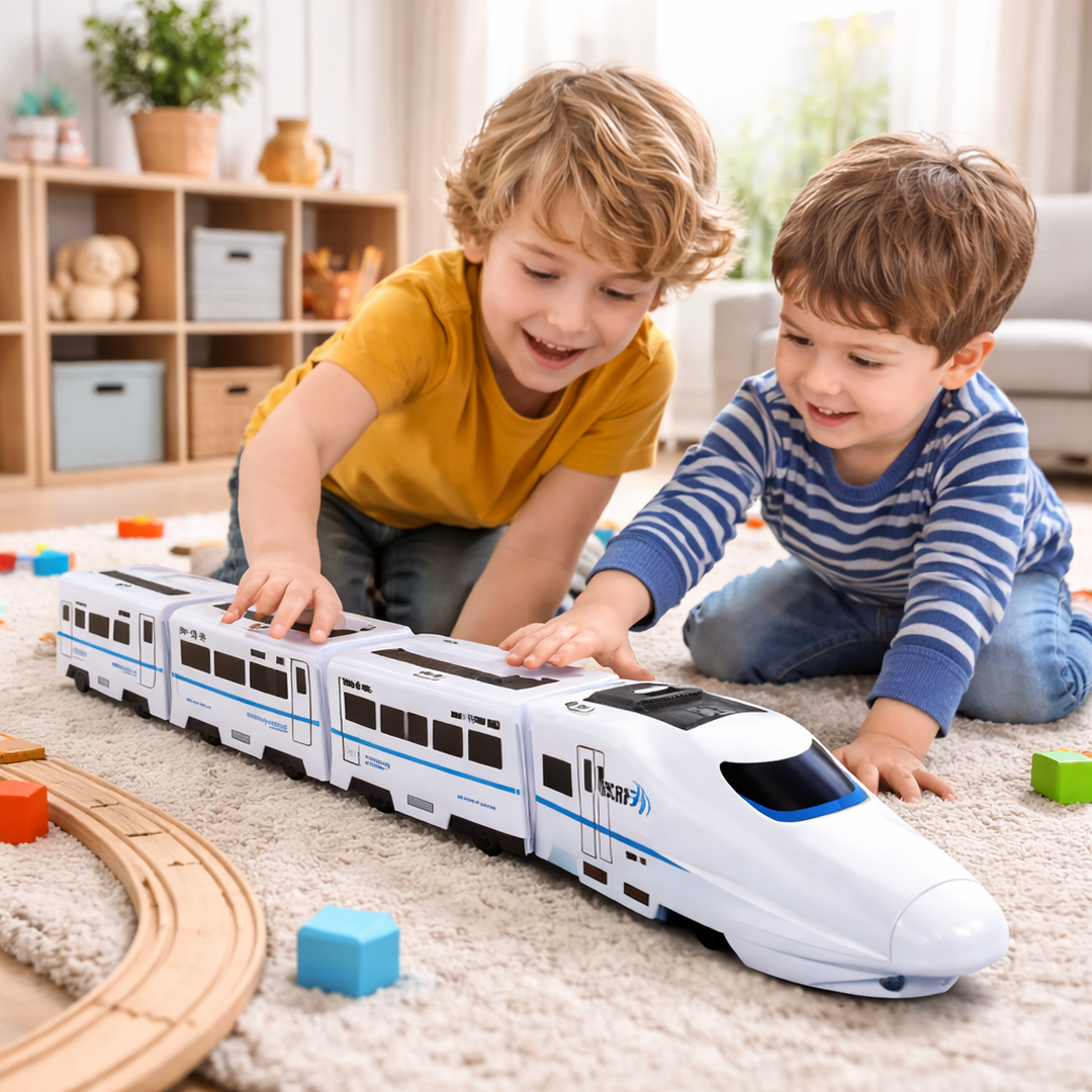 Electric High Speed Train Toy with Light and Sound