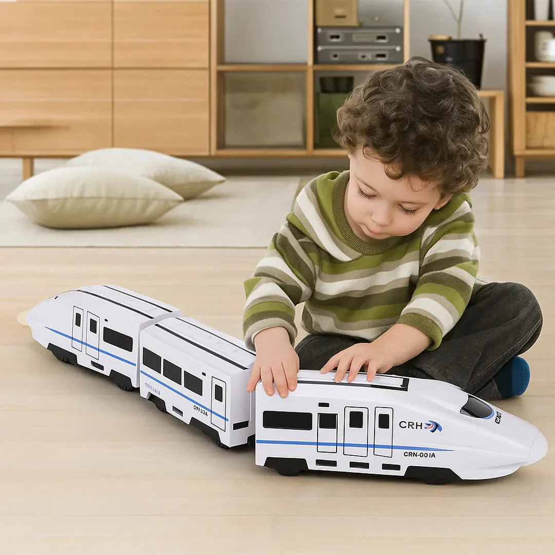 Electric High Speed Train Toy with Light and Sound