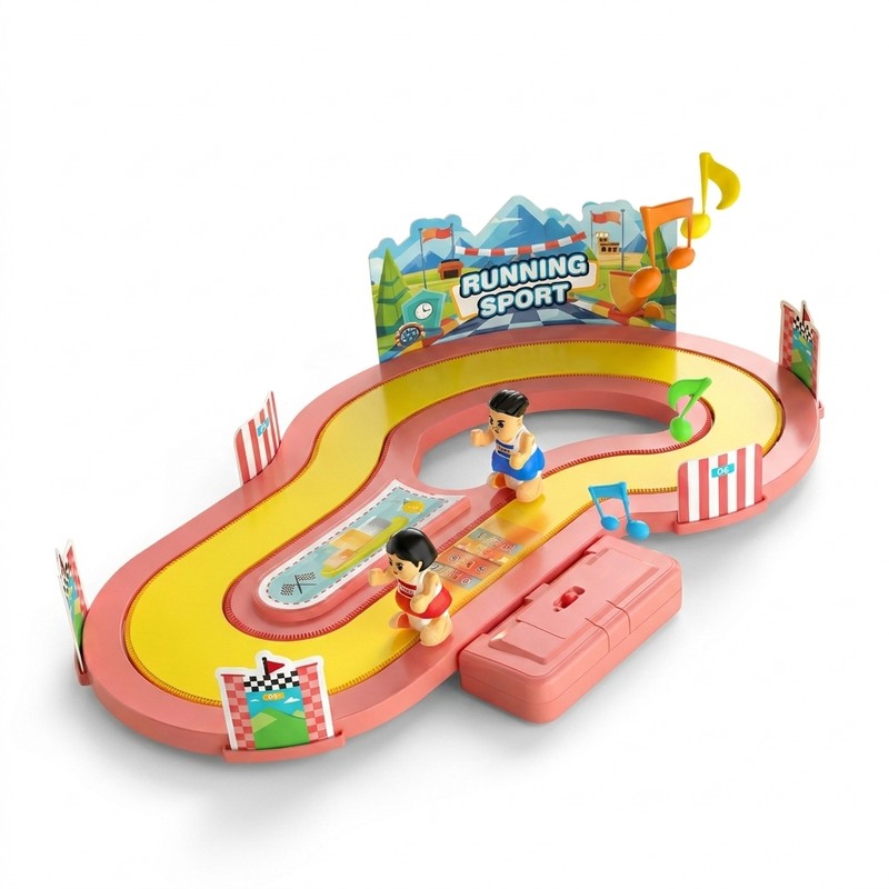 Active Race Track Game - S-Shaped Oval Loop
