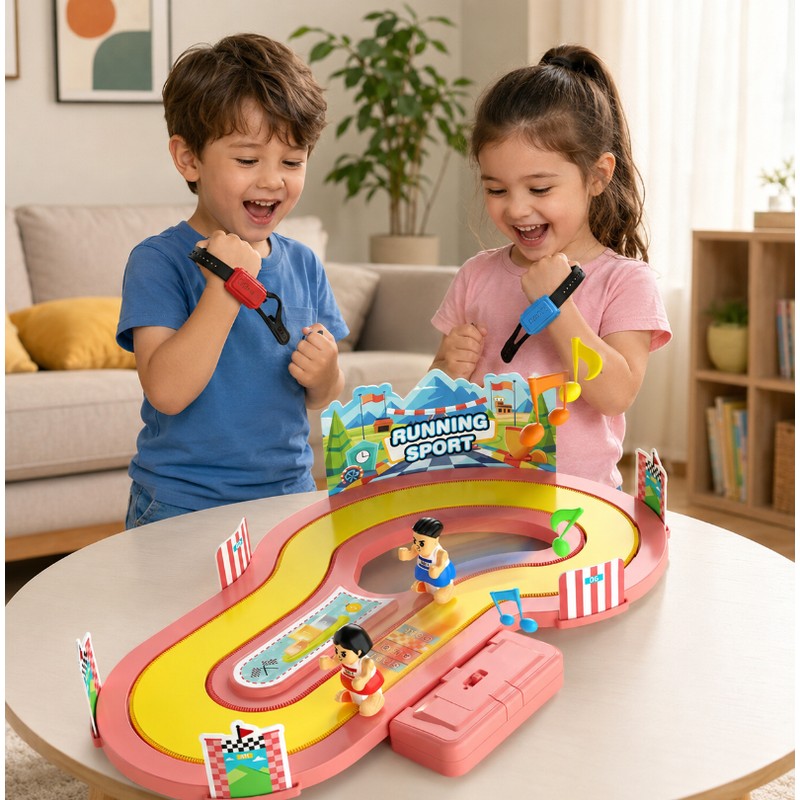Active Race Track Game - S-Shaped Oval Loop