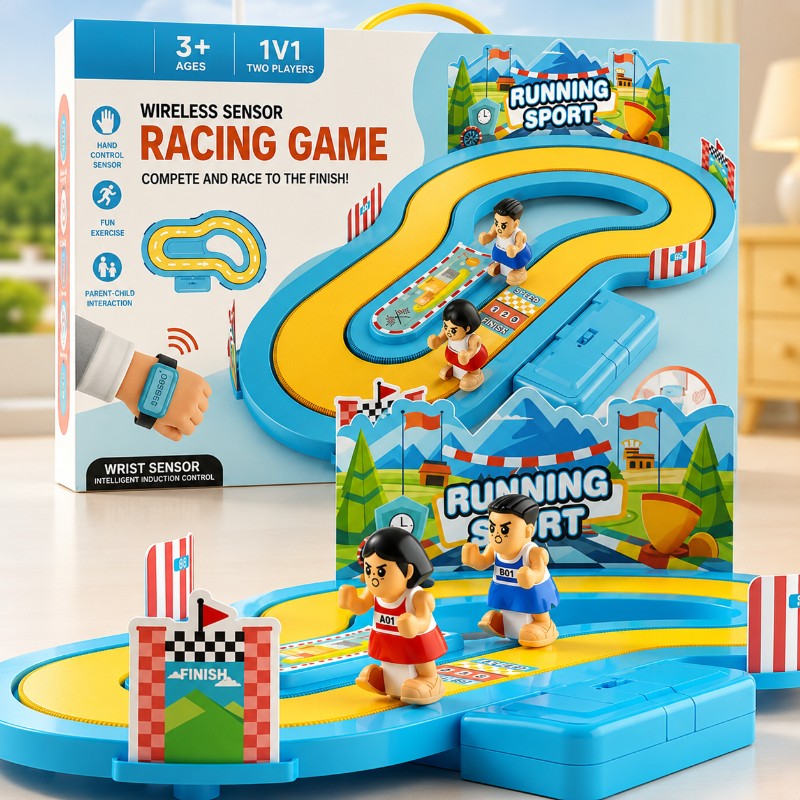 Active Race Track Game - S-Shaped Oval Loop