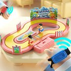 Active Race Track Game - S-Shaped Oval Loop