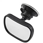 Adjustable Baby Car Rearview Mirror - Black or Silver