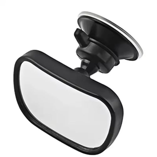 Adjustable Baby Car Rearview Mirror - Black or Silver