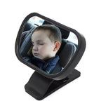 Adjustable Baby Car Rearview Mirror - Black or Silver