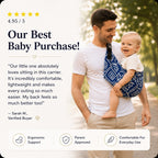 Adjustable Baby Hip Carrier - Sling Style