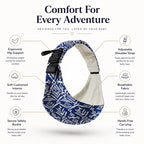 Adjustable Baby Hip Carrier - Sling Style