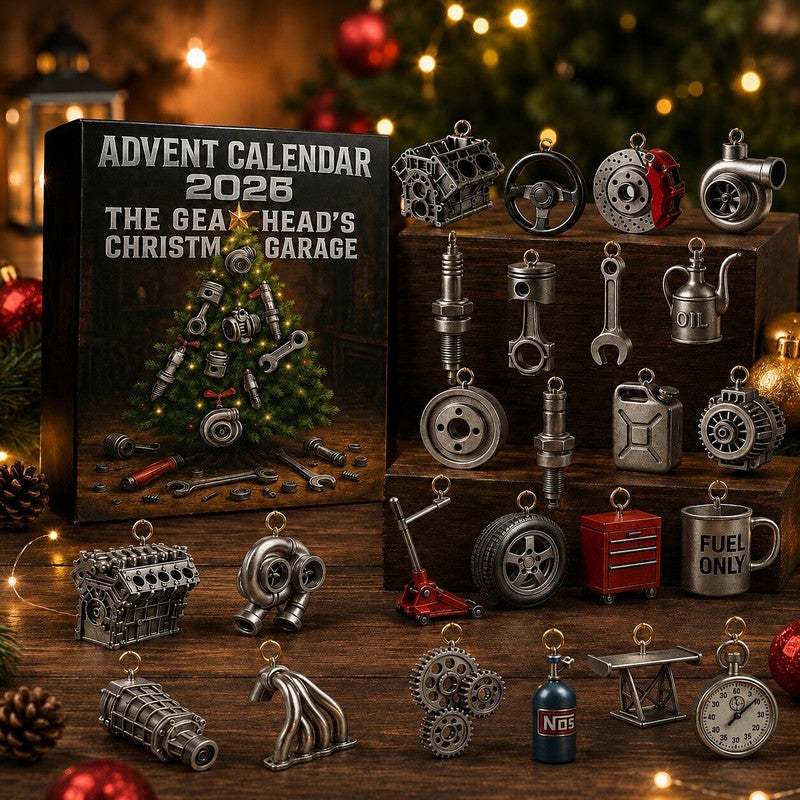 Advent Calendar - 24 Door Automotive Parts and Garage Theme