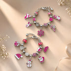 Advent Calendar Bracelet Making Kit - 24-Compartment Christmas Countdown Craft Set