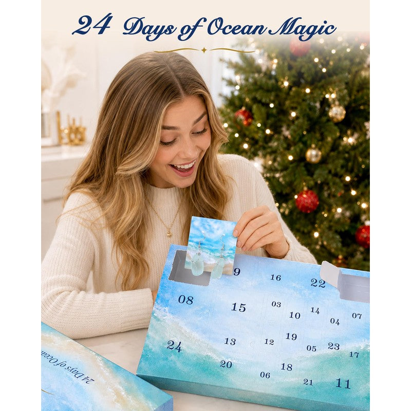 Advent Calendar - Sea Glass Jewelry & DIY Gift Set