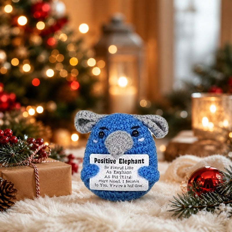 Advent Calendar with Crocheted-Look Figures - 24-Day Countdown