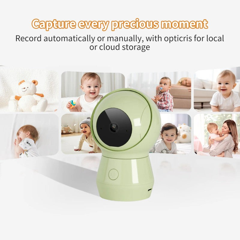 AI Smart Baby Monitor with 5.5-Inch Parent Unit Display