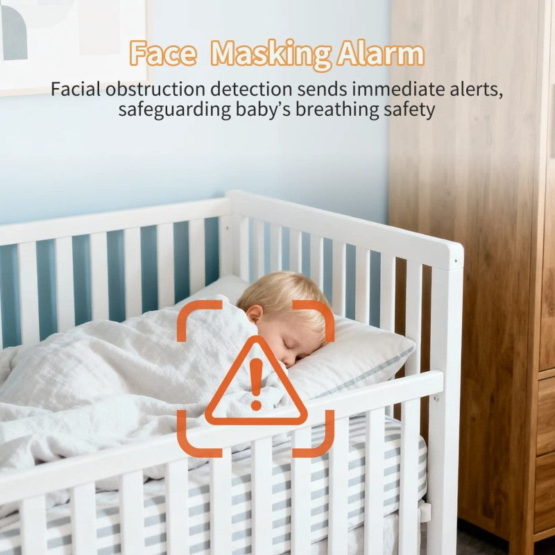 AI Smart Baby Monitor with 5.5-Inch Parent Unit Display