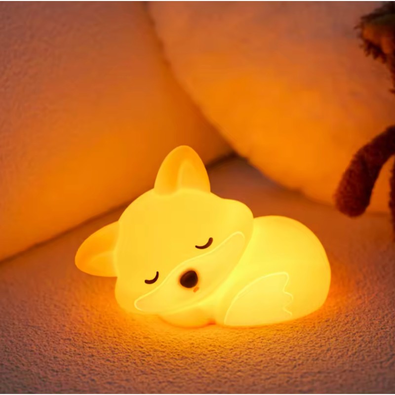 Animal Night Light - USB Rechargeable LED with Timer