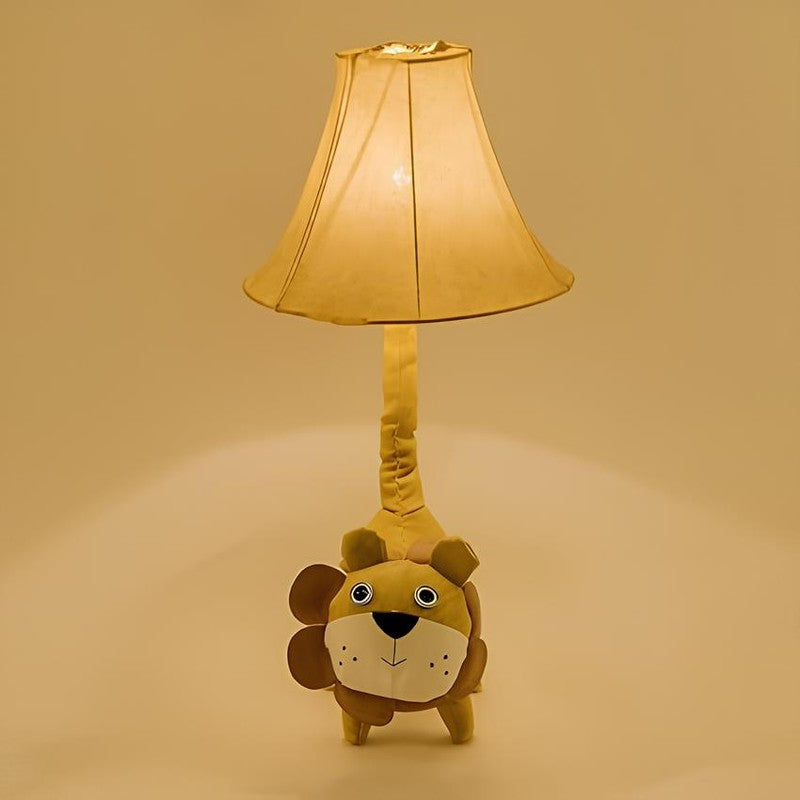 Animal-shaped Decorative Table Lamp - Fabric Body with Adjustable Stand