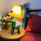 Animal-shaped Decorative Table Lamp - Fabric Body with Adjustable Stand