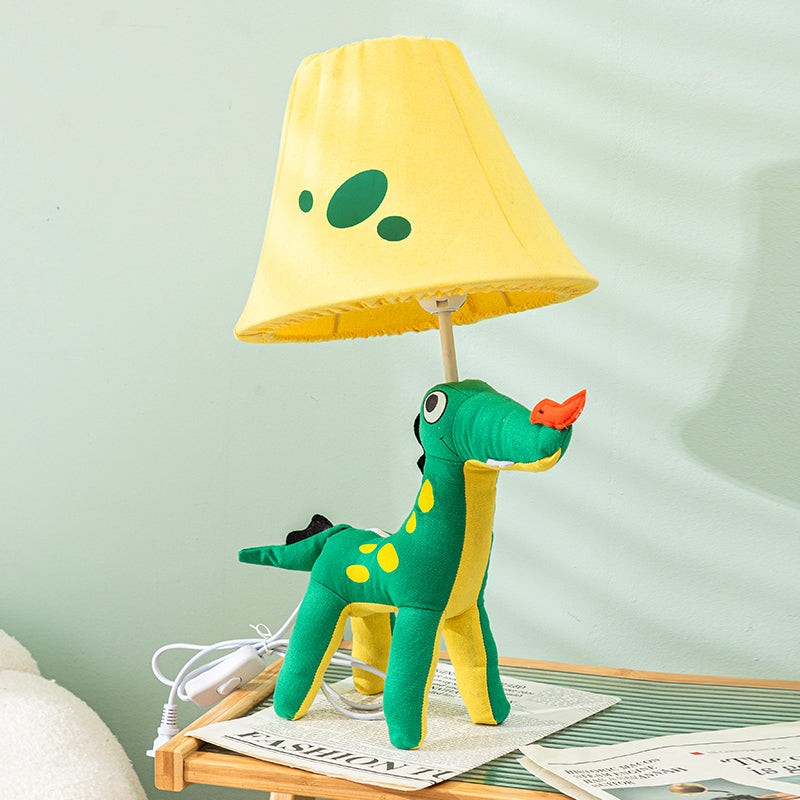 Animal-shaped Decorative Table Lamp - Fabric Body with Adjustable Stand