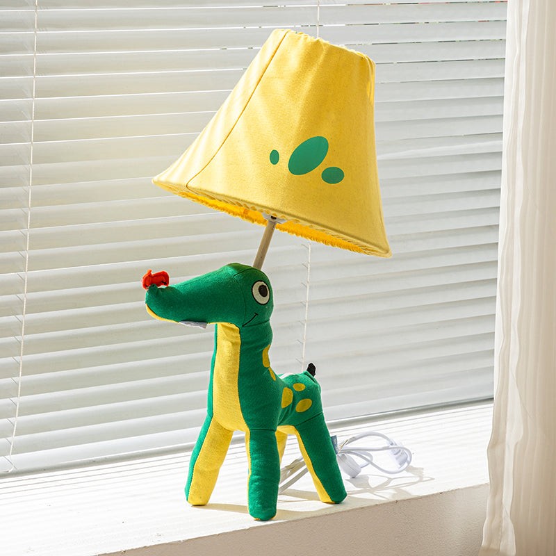 Animal-shaped Decorative Table Lamp - Fabric Body with Adjustable Stand