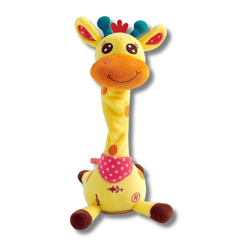 Animated Musical Plush Toy - Dancing Giraffe with LED Lights