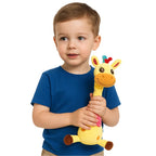 Animated Musical Plush Toy - Dancing Giraffe with LED Lights