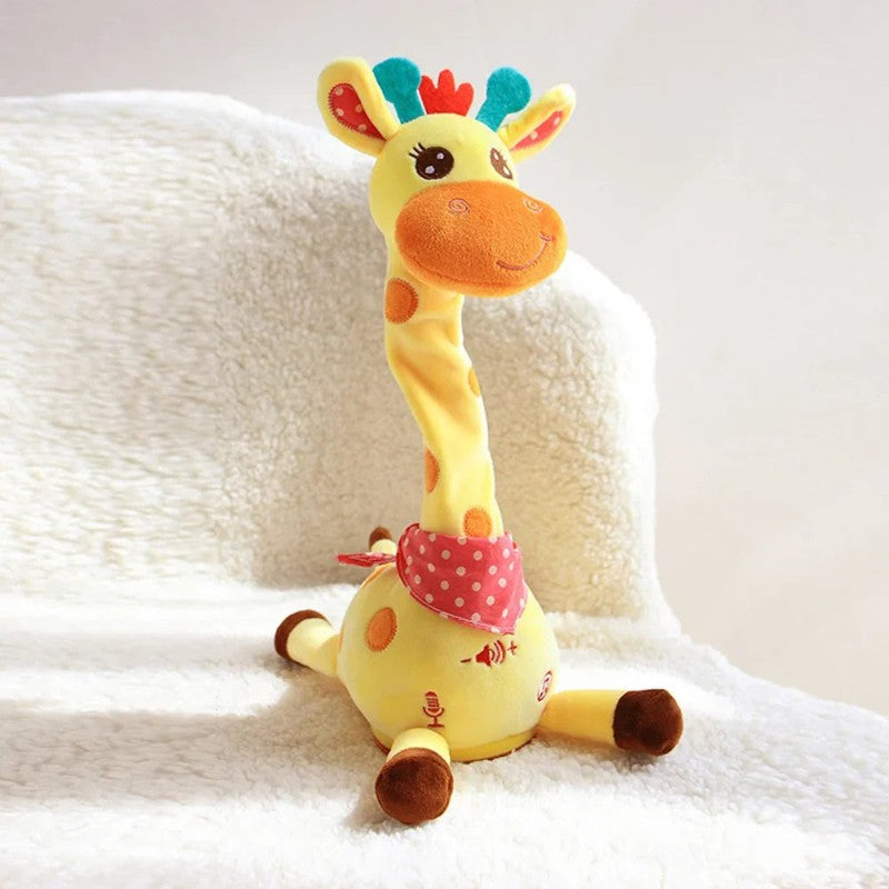Animated Musical Plush Toy - Dancing Giraffe with LED Lights