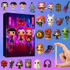 Anime K-Pop Advent Calendar with Mini Figures and Decorative Pendants