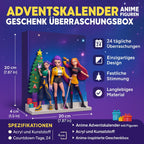 Anime K-Pop Advent Calendar with Mini Figures and Decorative Pendants