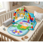 Baby Activity Play Mat with Piano Gym and Multi-Sensory Arch