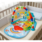 Baby Activity Play Mat with Piano Gym and Multi-Sensory Arch
