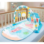 Baby Activity Play Mat with Piano Gym and Multi-Sensory Arch