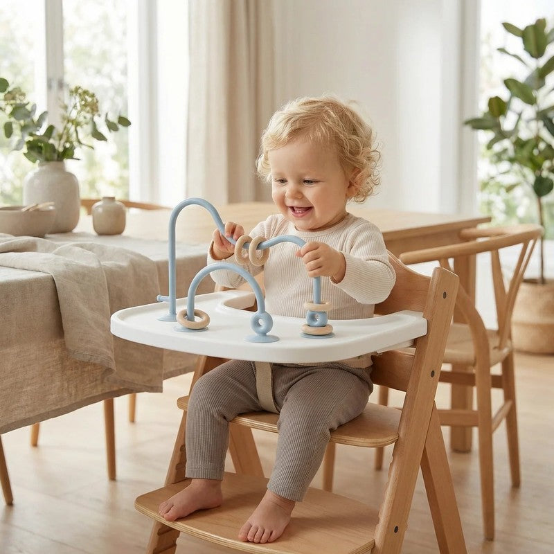 Baby Activity Toy with Suction Base - Flexible Looping Arms