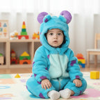 Baby Animal Costume Onesie - Loose Fit Hooded Romper