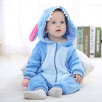 Baby Animal Costume Onesie - Loose Fit Hooded Romper