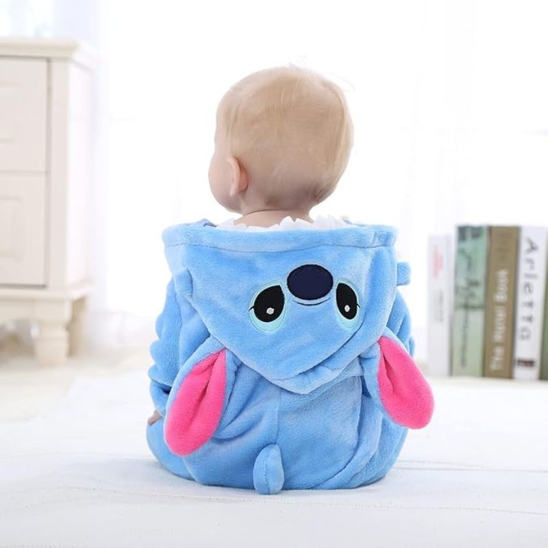 Baby Animal Costume Onesie - Loose Fit Hooded Romper