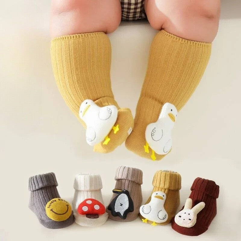 Baby Anti-Slip Socks - 3D Cartoon Character