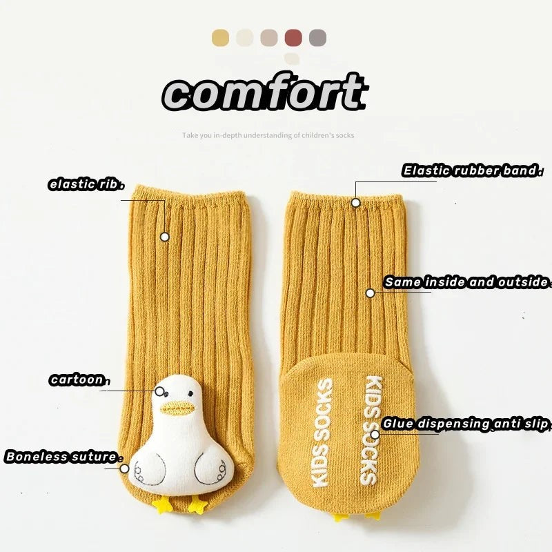Baby Anti-Slip Socks - 3D Cartoon Character