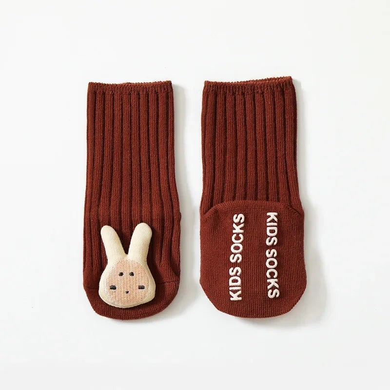 Baby Anti-Slip Socks - 3D Cartoon Character