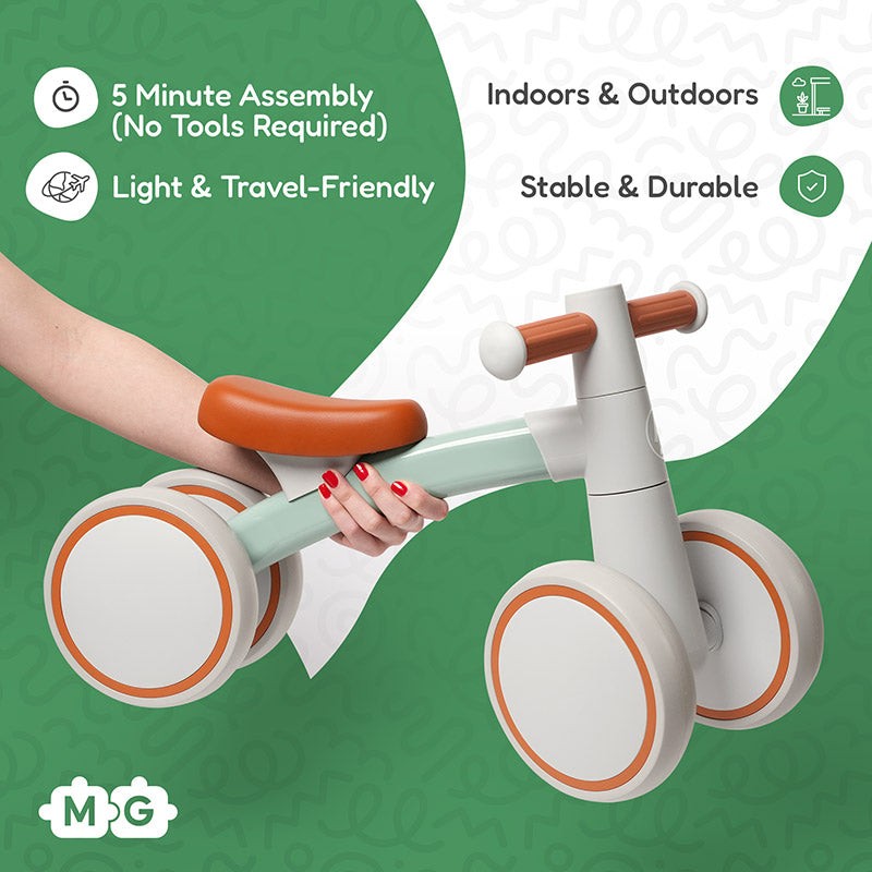 Baby Balance Bike - Light Grey Frame